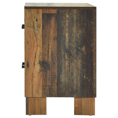Sidney 2-drawer Nightstand Rustic Pine - 223142