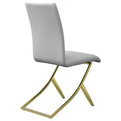 Carmelia Upholstered Side Chairs White (Set of 4) - 105171