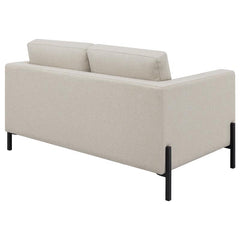 Tilly Upholstered Track Arm Loveseat Oatmeal - 509902