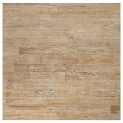 Hollis Square Wood Coffee Table With Shelf Brown and White - 708098