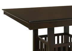 Jaden 5-piece Dining Room Set Espresso and Black - 100958-S5