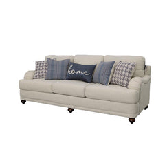 Glenn Upholstered English Arm Sofa Light Grey and Blue - 511091