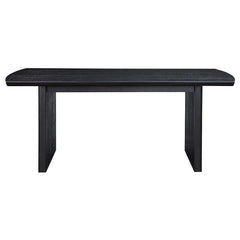 Brookmead Rectangular Dining Table with 18" Removable Extension Leaf Black - 108231