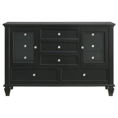 Sandy Beach 5-piece Queen Bedroom Set Black - 201329Q-S5