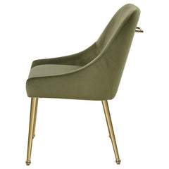 Mayette Parsons Wingback Dining Side Chairs Olive (Set of 2) - 107572