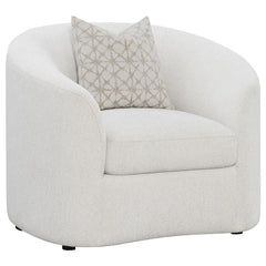 Rainn 3-piece Boucle Upholstered Sloped Arm Sofa Set Latte - 509171-S3