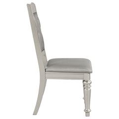Bling Game Open Back Side Chairs Metallic (Set of 2) - 106472