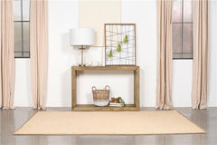 Benton Rectangular Solid Wood Sofa Console Table Natural - 704839