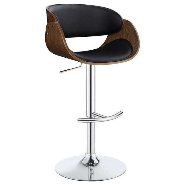 Dana Adjustable Bar Stool Black and Chrome - 104965