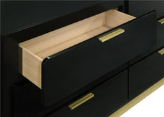 Caraway 6-drawer Dresser Black - 224783