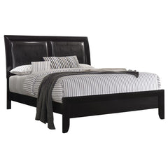 Briana 5-piece Eastern King Bedroom Set Black - 200701KE-S5