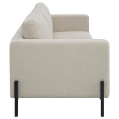 Tilly 2-piece Upholstered Track Arm Sofa Set Oatmeal - 509901-S2