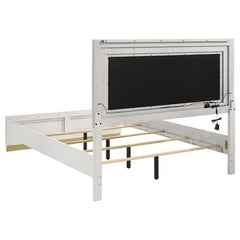 Caraway 4-piece California King Bedroom Set White - 224771KW-S4