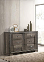 Janine 6-drawer Dresser Grey - 223553