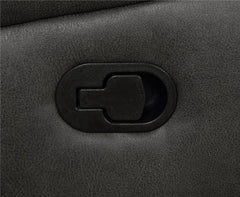 Lawrence Upholstered Padded Arm Reclining Sofa Charcoal - 603504