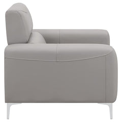Glenmark Upholstered Track Arm Accent Chair Taupe - 509733