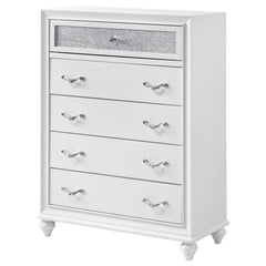 Barzini 5-drawer Chest White - 205895