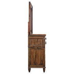 Avenue 8-drawer Dresser with Mirror Weathered Burnished Brown - 223033M