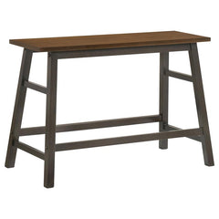 Connie 4-piece Counter Height Set Chestnut and Dark Brown - 192090