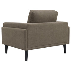 Rilynn 3-piece Upholstered Track Arm Sofa Set Brown - 509521-S3