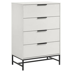Sonora 4-drawer Bedroom Chest White - 224865