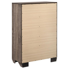 Kauffman 5-piece California King Bedroom Set Washed Taupe - 204190KW-S5