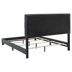 Mapes Upholstered Queen Panel Bed Grey - 305747Q