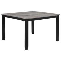 Elodie Counter Height Dining Table with Extension Leaf Grey and Black - 121228