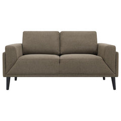 Rilynn 2-piece Upholstered Track Arm Sofa Set Brown - 509521-S2
