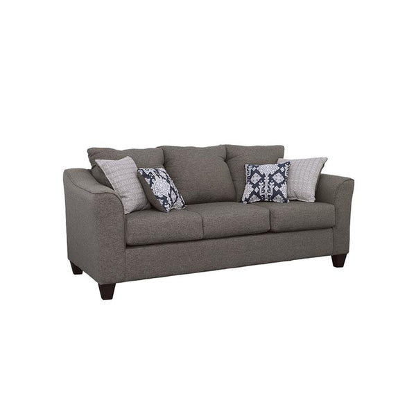Salizar Upholstered Flared Arm Sofa Charcoal Grey - 506021