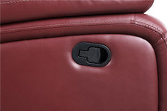 Camila Upholstered Glider Recliner Chair Red - 610243