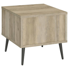 Welsh Square Engineered Wood Side End Table Antique Pine - 701037