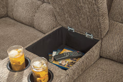 Workhorse Reclining Loveseat with Console - 5840194