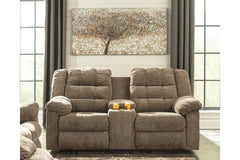 Workhorse Reclining Loveseat with Console - 5840194