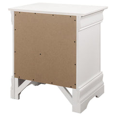 Louis Philippe 2-drawer Nightstand White - 204692