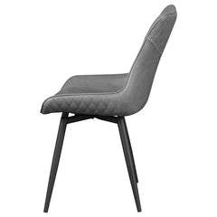 Brassie Upholstered Side Chairs Grey (Set of 2) - 110272