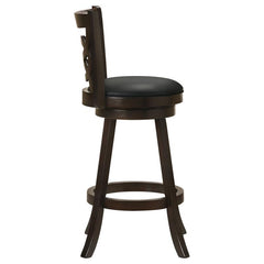 Calecita Swivel Bar Stools with Upholstered Seat Cappuccino (Set of 2) - 101930