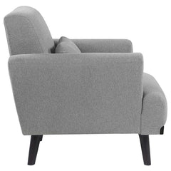Blake Upholstered Track Arm Accent Chair Sharkskin Grey - 511123