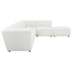Sunny 6-piece Upholstered Modular Sectional Sofa Natural - 551621-SET