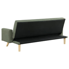 Kourtney Upholstered Tufted Convertible Sofa Bed Sage Green - 360127