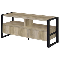 James 2-drawer Engineered Wood 48" TV Stand Distressed Pine - 704271
