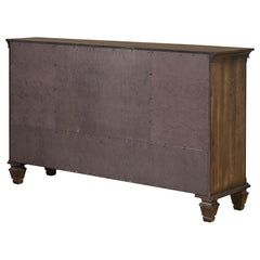 Franco 52-drawer Dresser Burnished Oak - 200973
