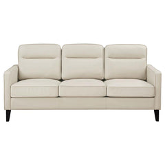 Jonah Upholstered Track Arm Sofa Ivory - 509651