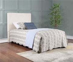 Kosmo Upholstered Twin Panel Headboard Sand - 315993T