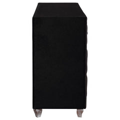 Deanna 7-drawer Rectangular Dresser Black - 206103