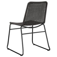 Dacy Upholstered Dining Chairs (Set of 2) Brown and Sandy Black - 192032