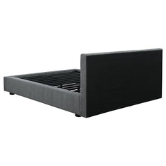 Gregory Upholstered Queen Panel Bed Graphite - 316020Q