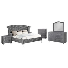 Deanna 5-piece Queen Bedroom Set Grey - 205101Q-S5