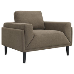 Rilynn 3-piece Upholstered Track Arm Sofa Set Brown - 509521-S3