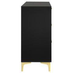 Kendall 6-drawer Dresser Black - 224453
